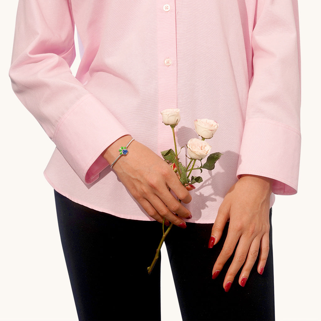 Gnoce "Best Friends Are Never Forgotten" Color-changing Dog Paw Charm_5