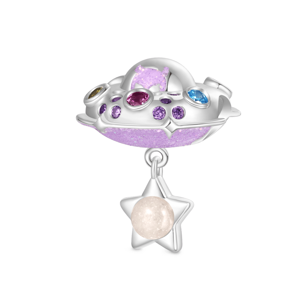 Gnoce Glow-in-the-Dark Aerospace UFO Charm_2