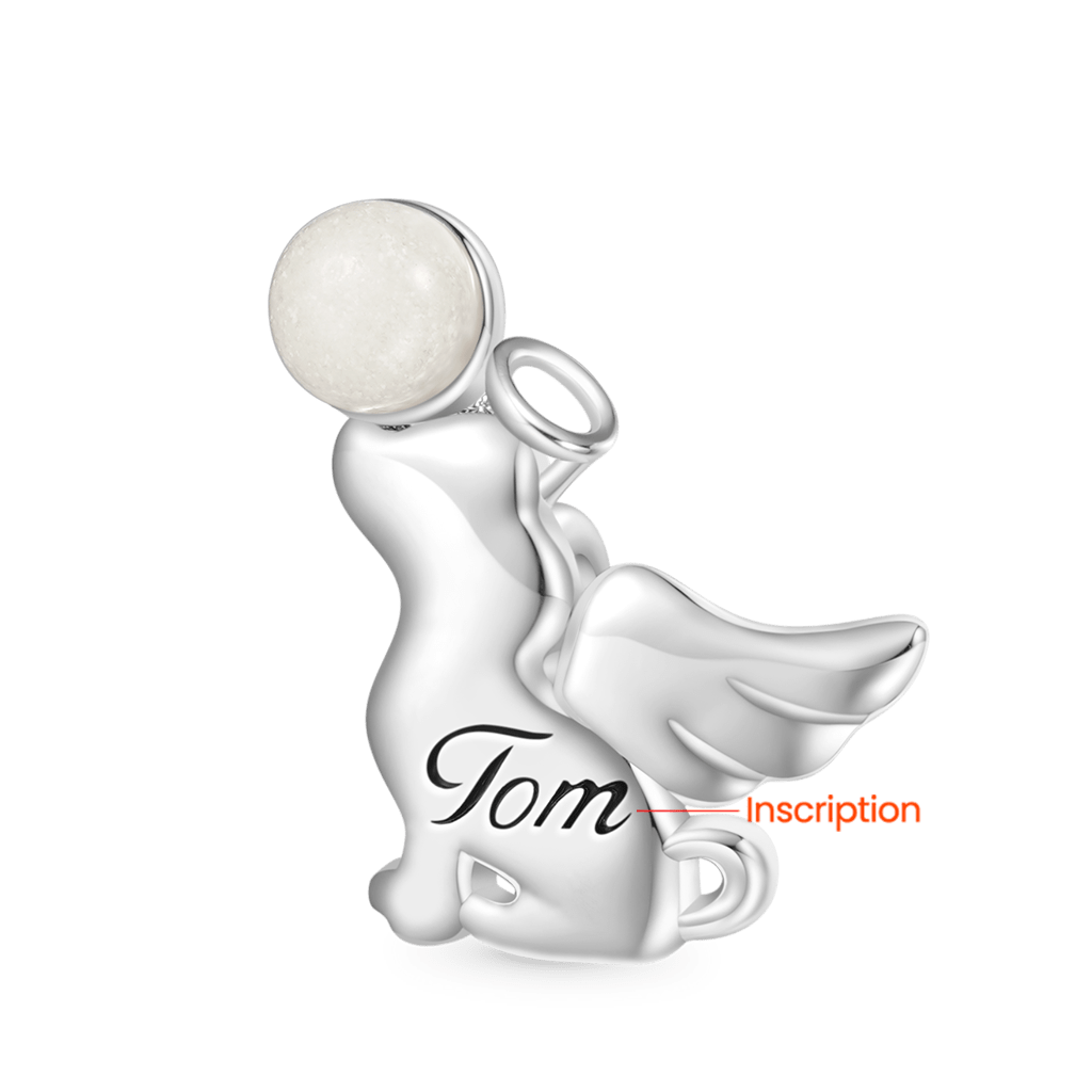 Gnoce Engravable Angel Puppy Glow-in-the-Dark Charm_2