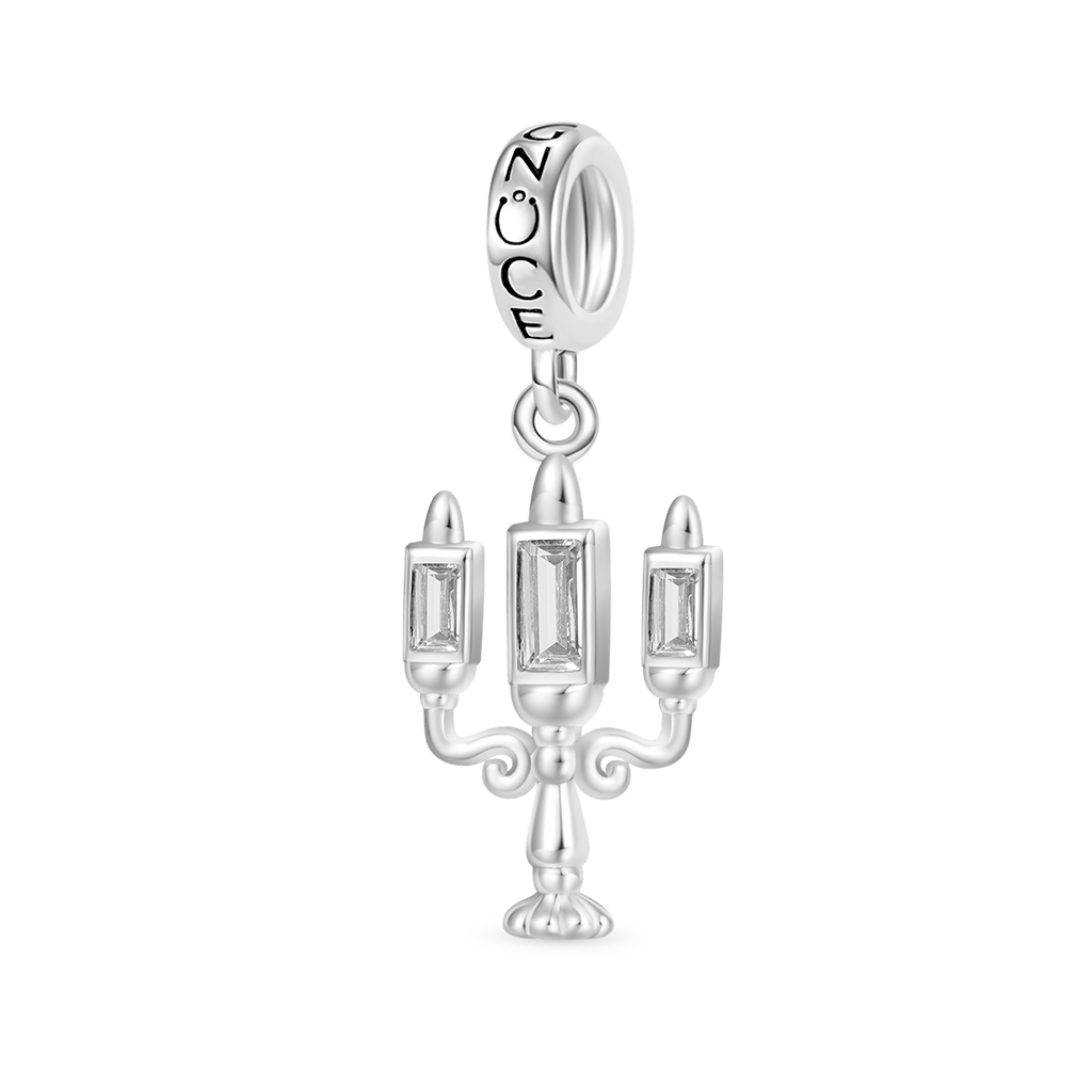 Gnoce Burning Candelabra Pendant Dangle Charm_1