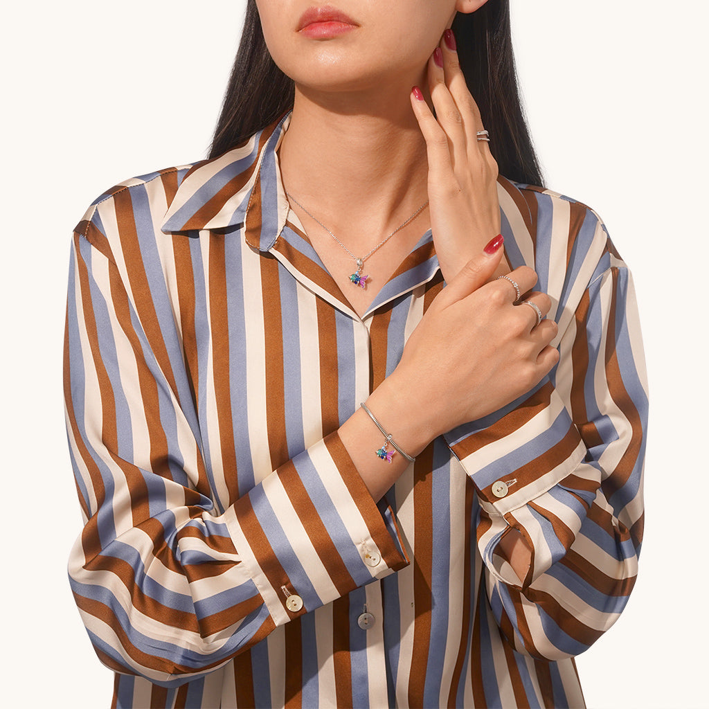 Gnoce Ocean Goldfish Pendant Dangle Charm_4