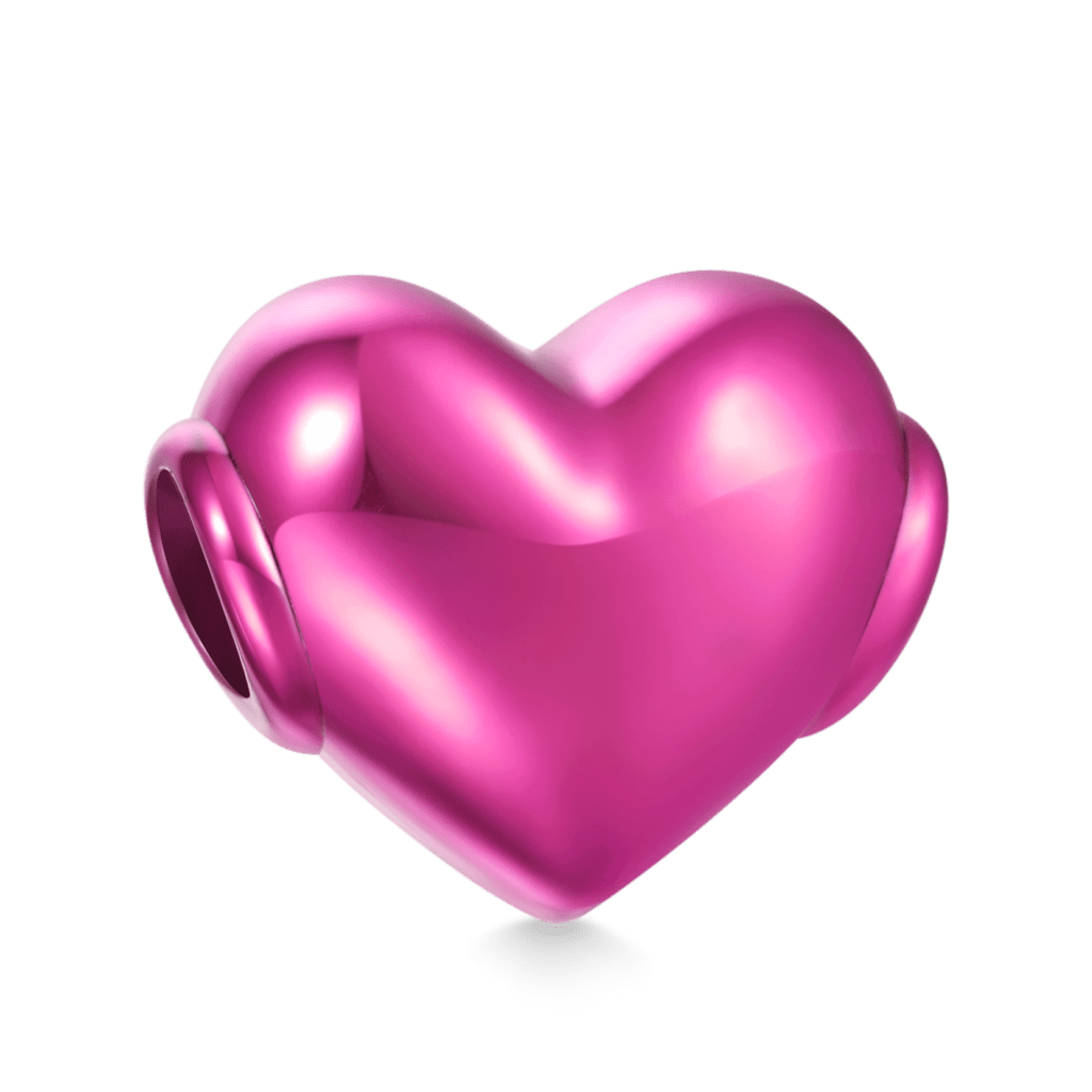 Gnoce Pink Candy Heart Charm_2