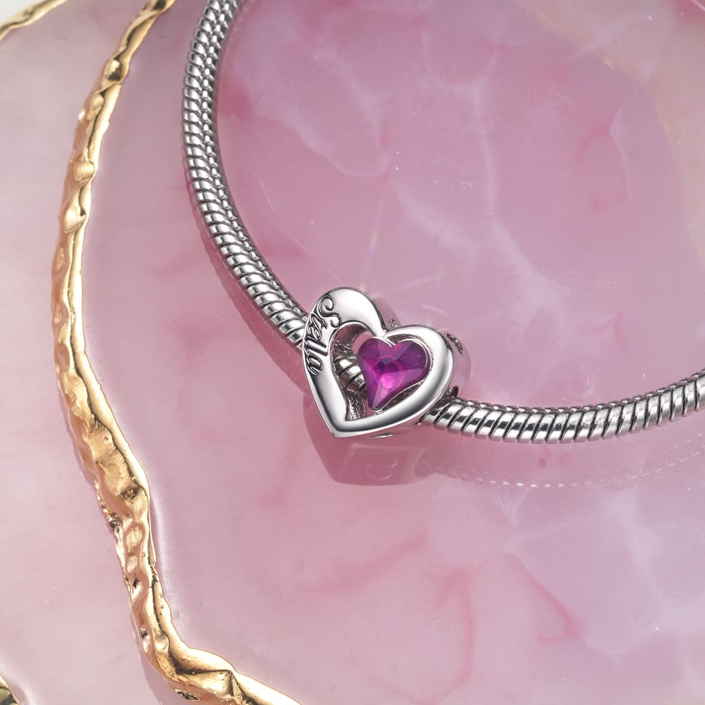 Gnoce Engravable Color-changing Crooked Heart Charm_4