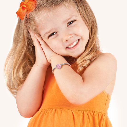 Gnoce "Happay Birthday"Pink Birthday Cake 925 Sterling Silver Charm Bead_5