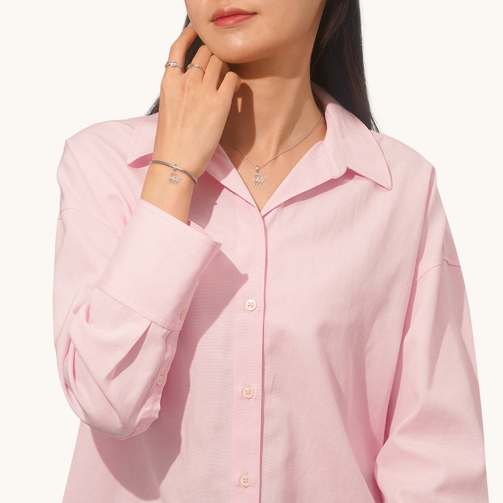 Gnoce Engravable Chihuahua Pendant Dangle Charm_5