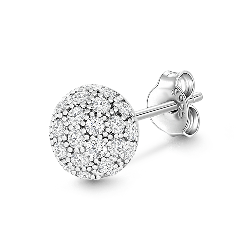 Gnoce "Someone Like You" Sterling Silver Basic Stud Earring_2