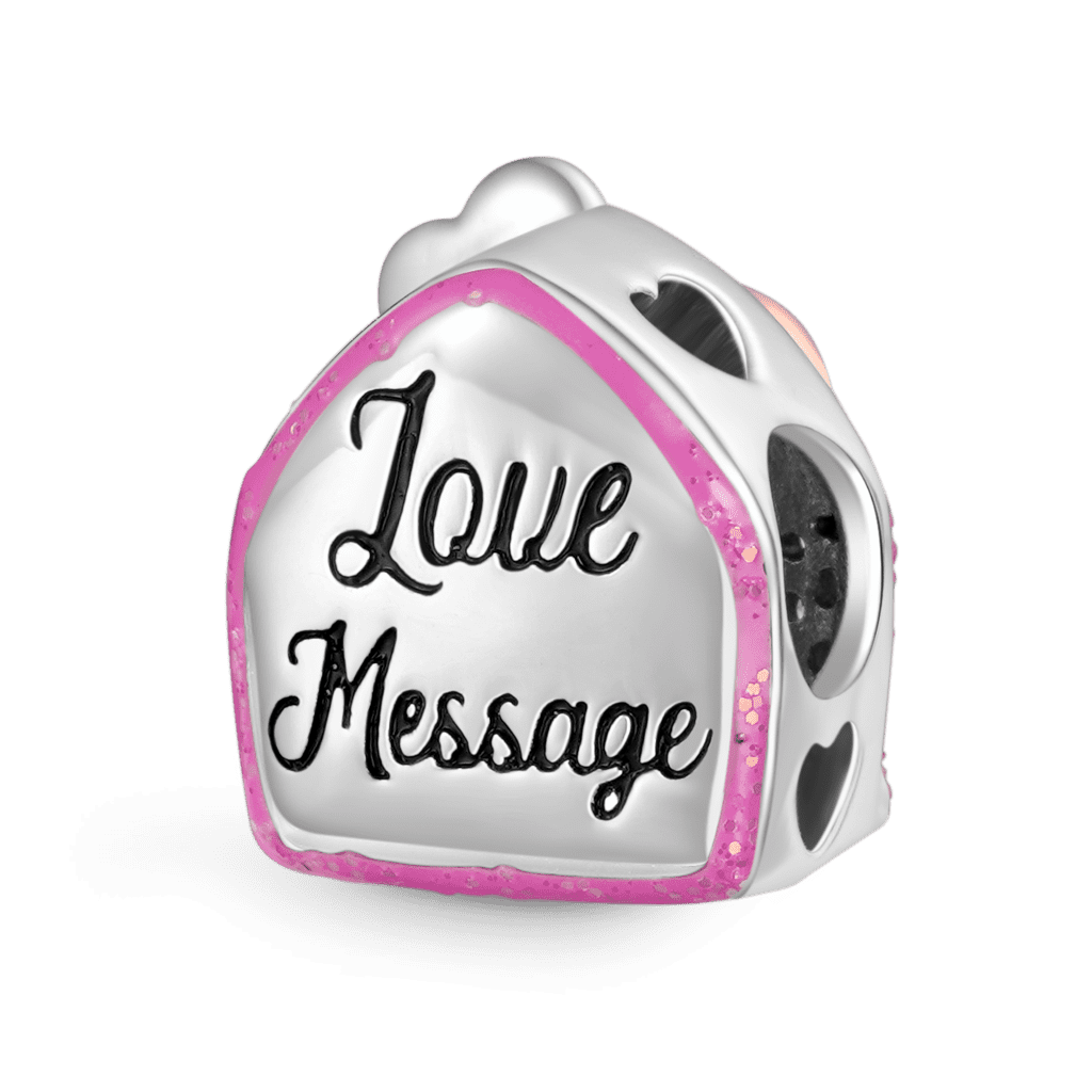 Gnoce "Love Message" Pink Glow-in-the-Dark Envelope Charm_3