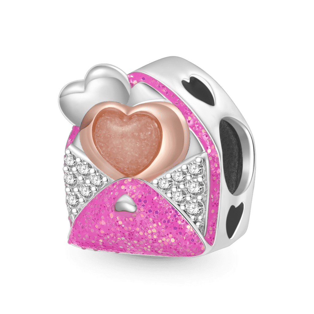 Gnoce "Love Message" Pink Glow-in-the-Dark Envelope Charm_2