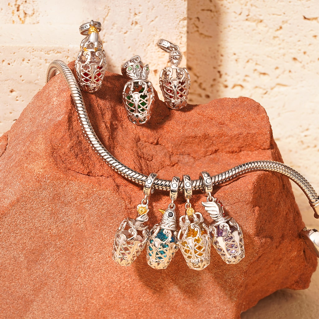 Gnoce Splendor Solis Feather Pendant Dangle Charm_3