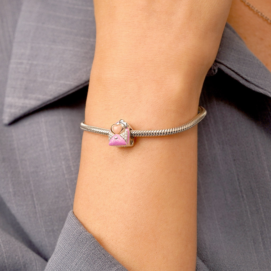 Gnoce "Love Message" Pink Glow-in-the-Dark Envelope Charm_6