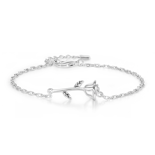 Gnoce Adjustable Rose Flower Bracelet_1