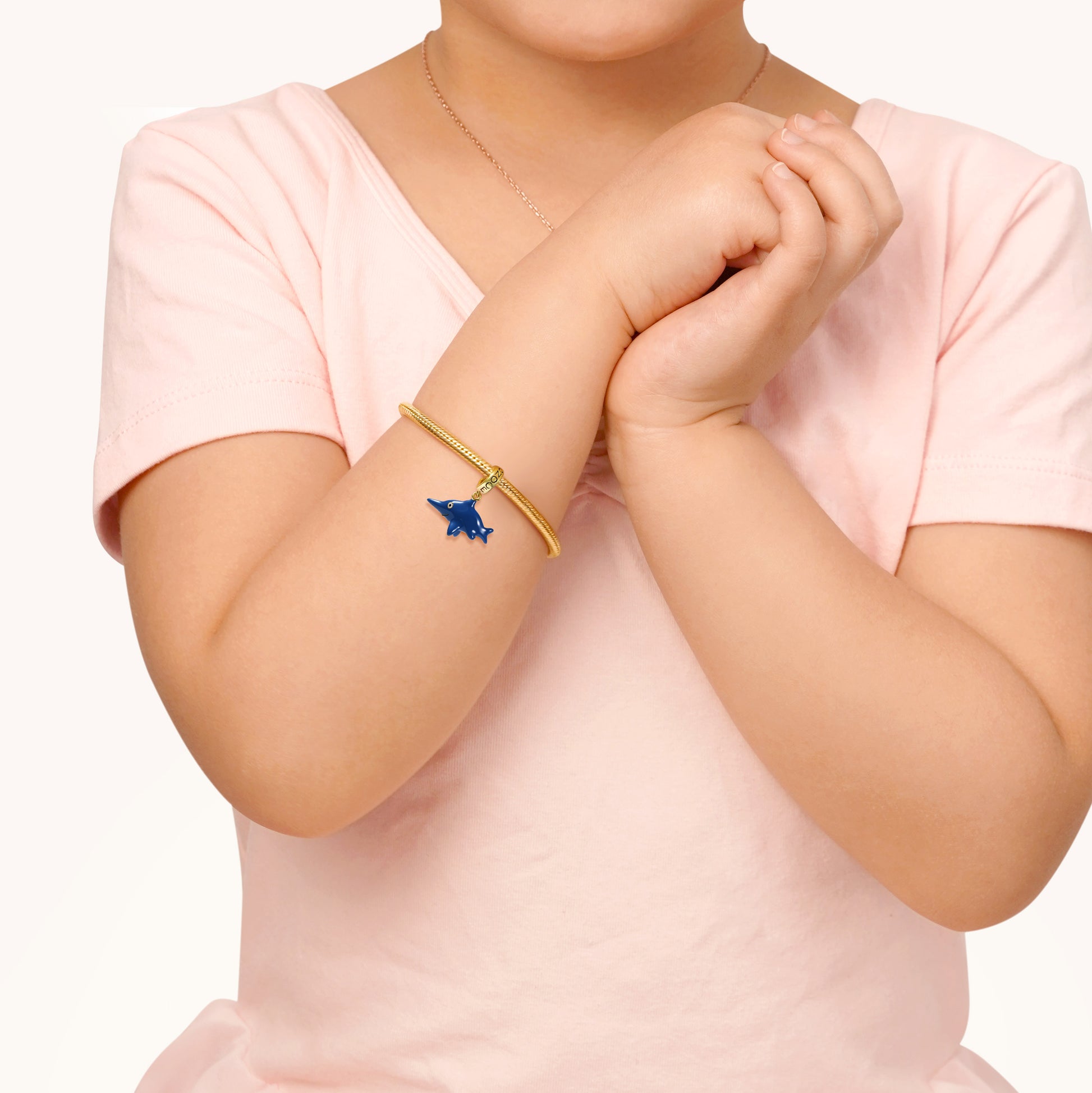 Ichthyosauria Pendant Dangle Charm Sterling Silver 18k Gold Plated_5