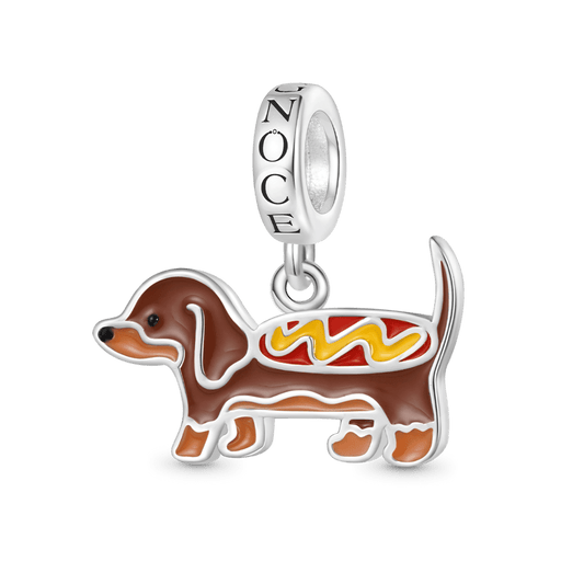 Gnoce Dachshund Pendant Dangle Charm_1