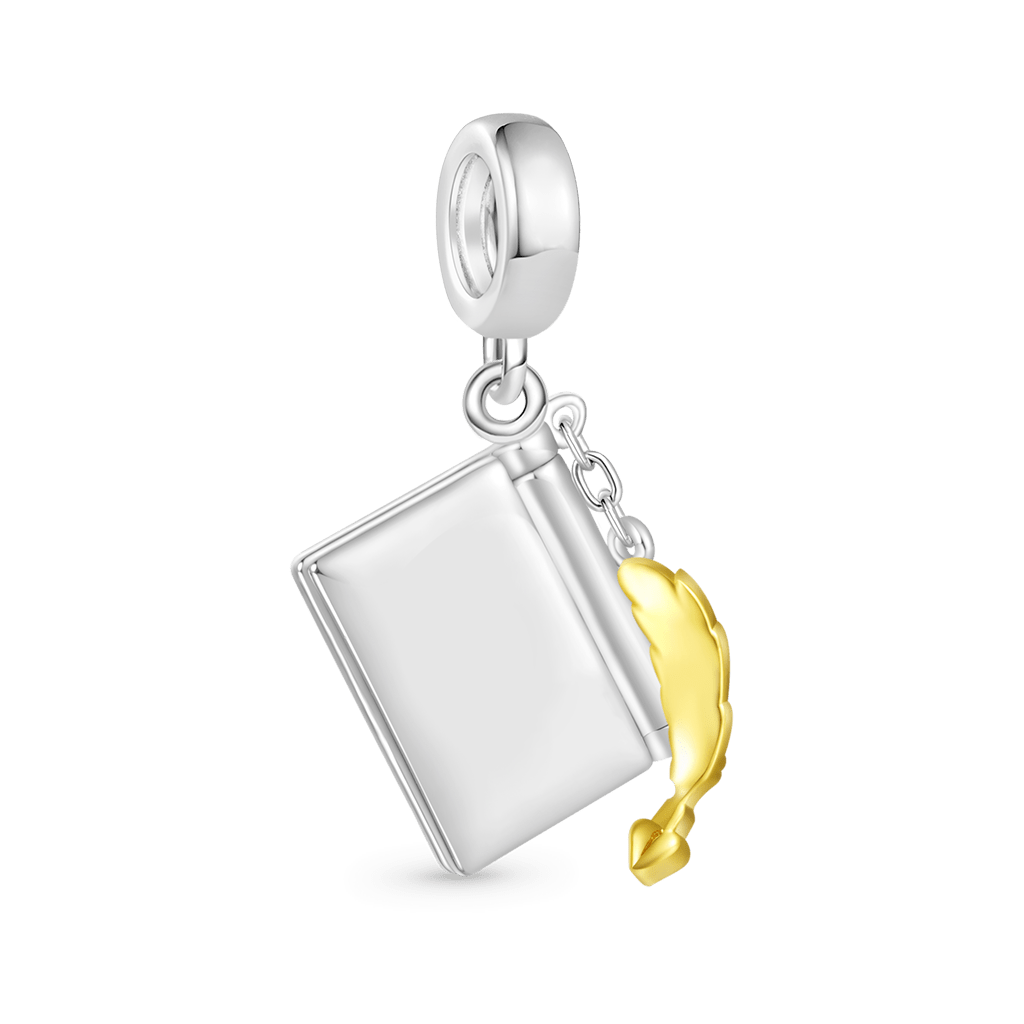 Gnoce “I lOVE READING" Openable Book Pendant Dangle Charm_4