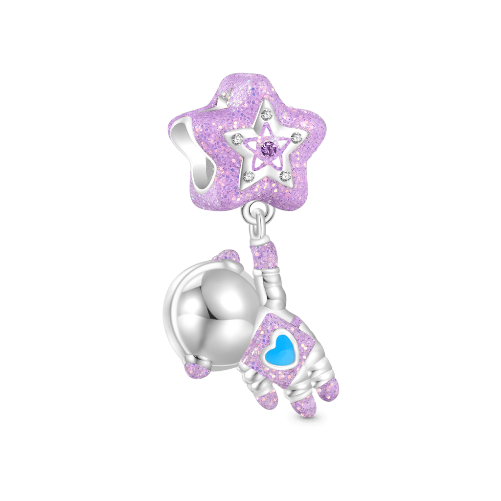 Gnoce Glow-in-the-Dark Astronaut Star Charm_3