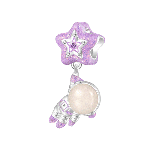 Gnoce Glow-in-the-Dark Astronaut Star Charm_1