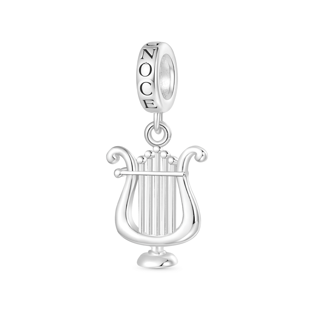 Gnoce Ancient Greek Lyre Pendant Dangle Charm_1