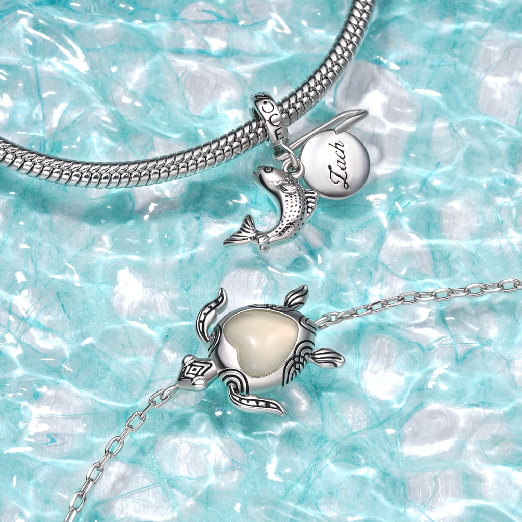 Gnoce Adjustable Color-changing Sea Turtle Bracelet_3