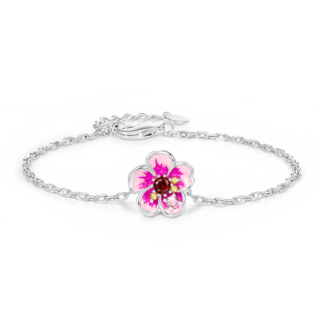 Gnoce Adjustable Pink Sakura Bracelet_1