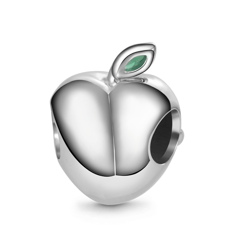 Gnoce Fruit Peach Embraces Heart Gem Charm_2