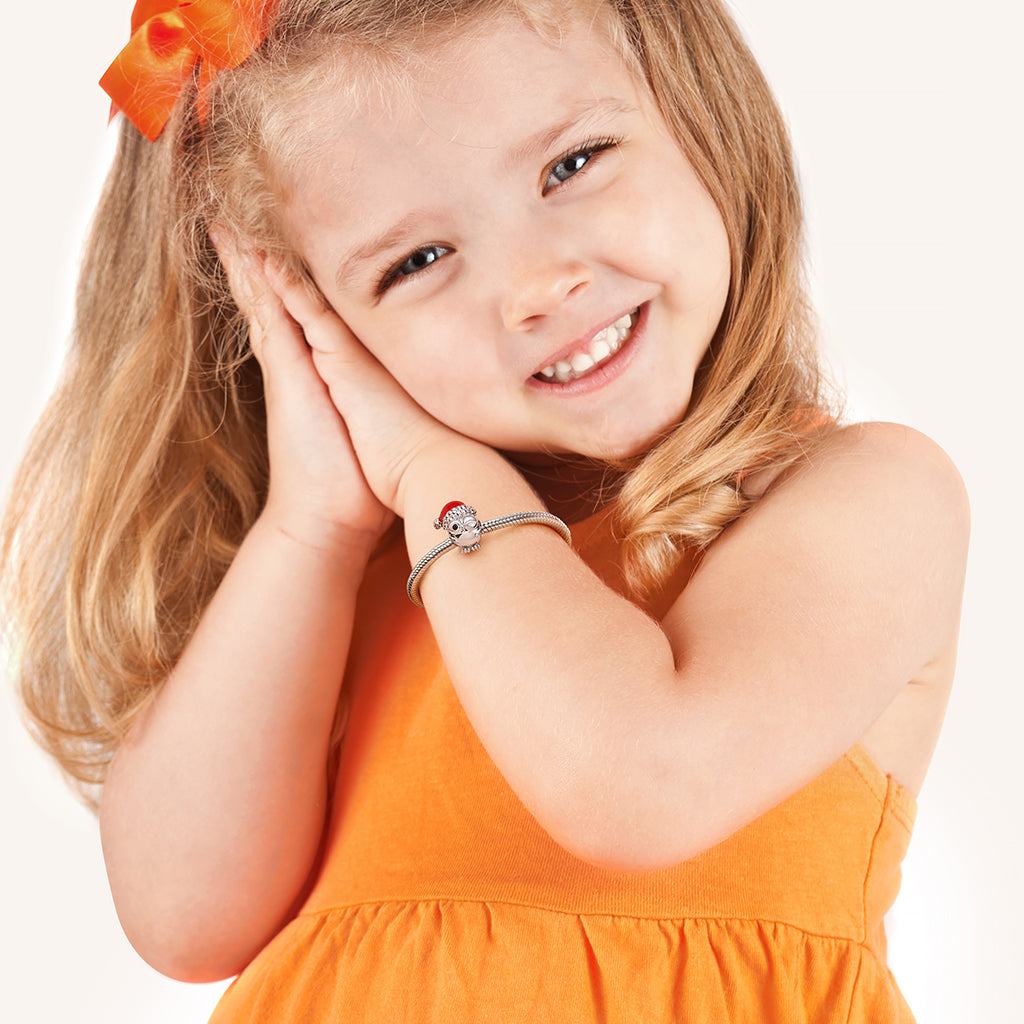 Gnoce Owl with Santa Hat Gift Charm_4