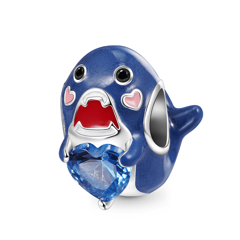 Gnoce Shark Embraces Heart Gem Charm_1