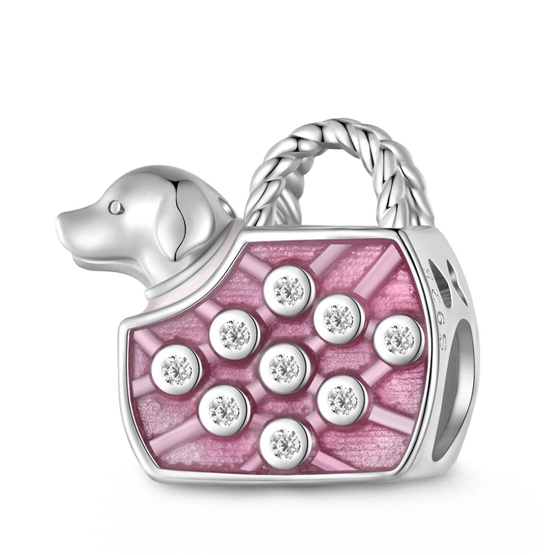 Gnoce Pink Pet Dog Bag Charm_1