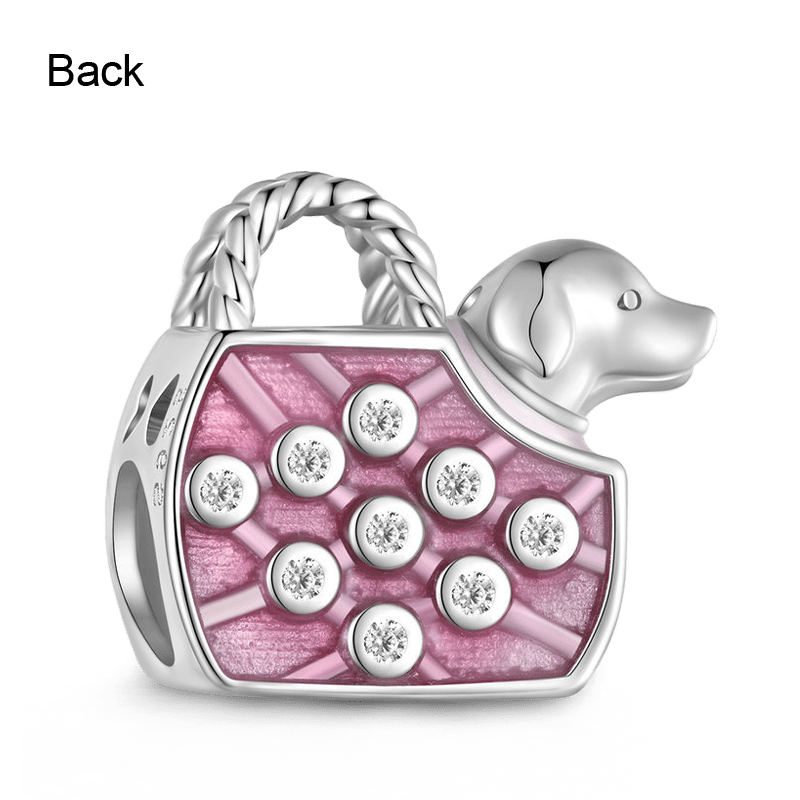 Gnoce Pink Pet Dog Bag Charm_2