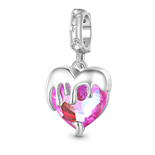 Gnoce Melting Heart Pendant Dangle Charm_1