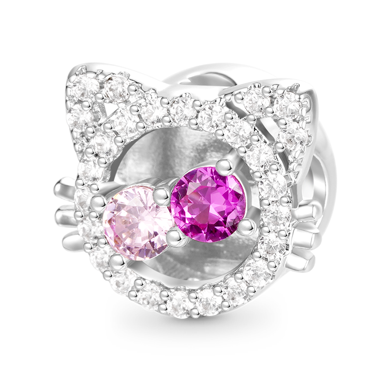 Gnoce Cat Love Personalized Photo Charm_2