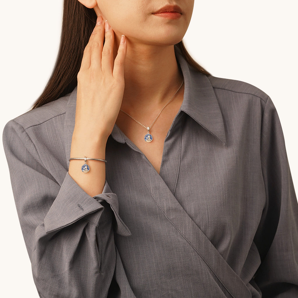 Gnoce Little Boy Fox Pendant Dangle Charm_4