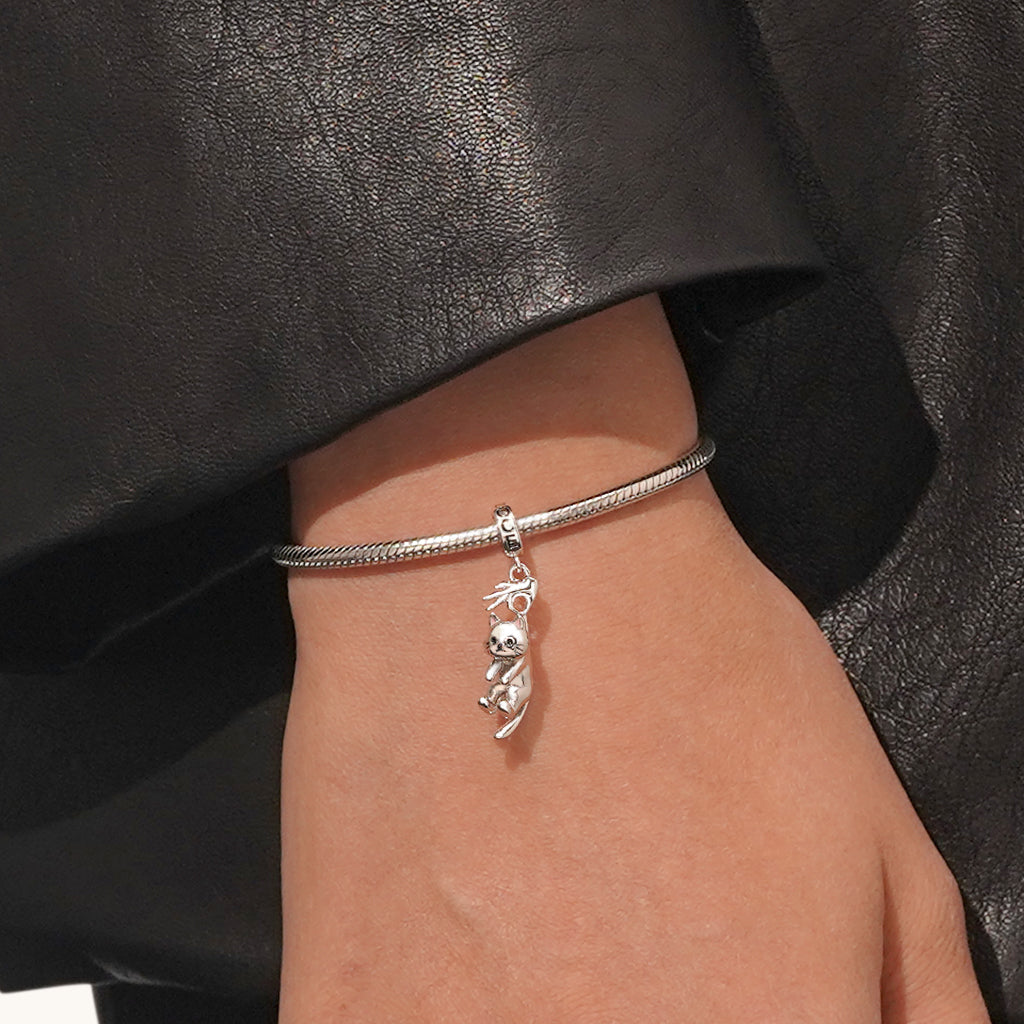 Gnoce Cute Cat Pendant Dangle Charm_7