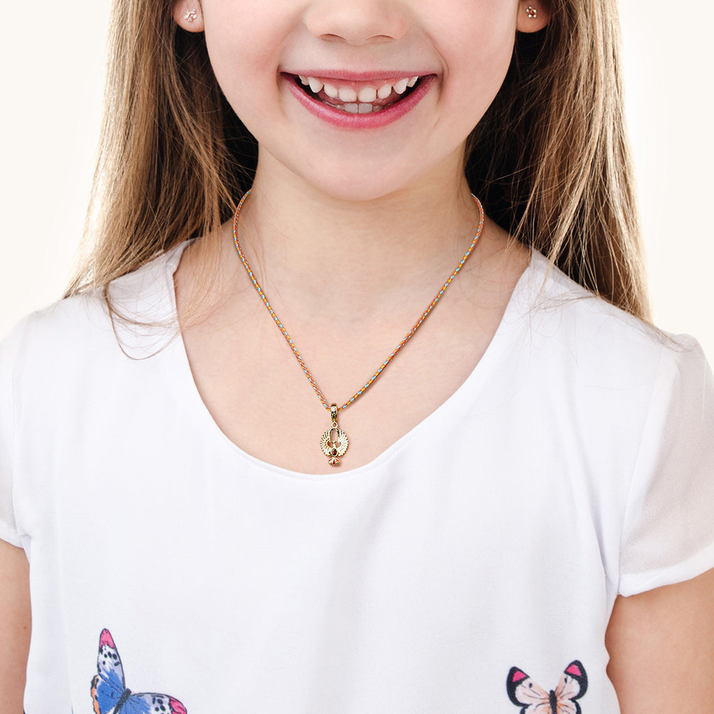 Gnoce Handmade Multicolor Braided String Bracelet Necklace_4