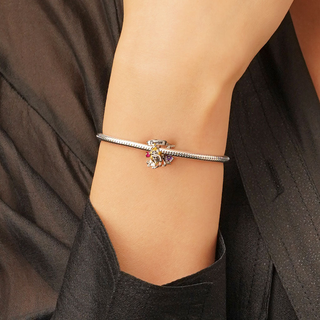 Gnoce The Wonderful Wizard of Oz Cowardly Lion Charm_5