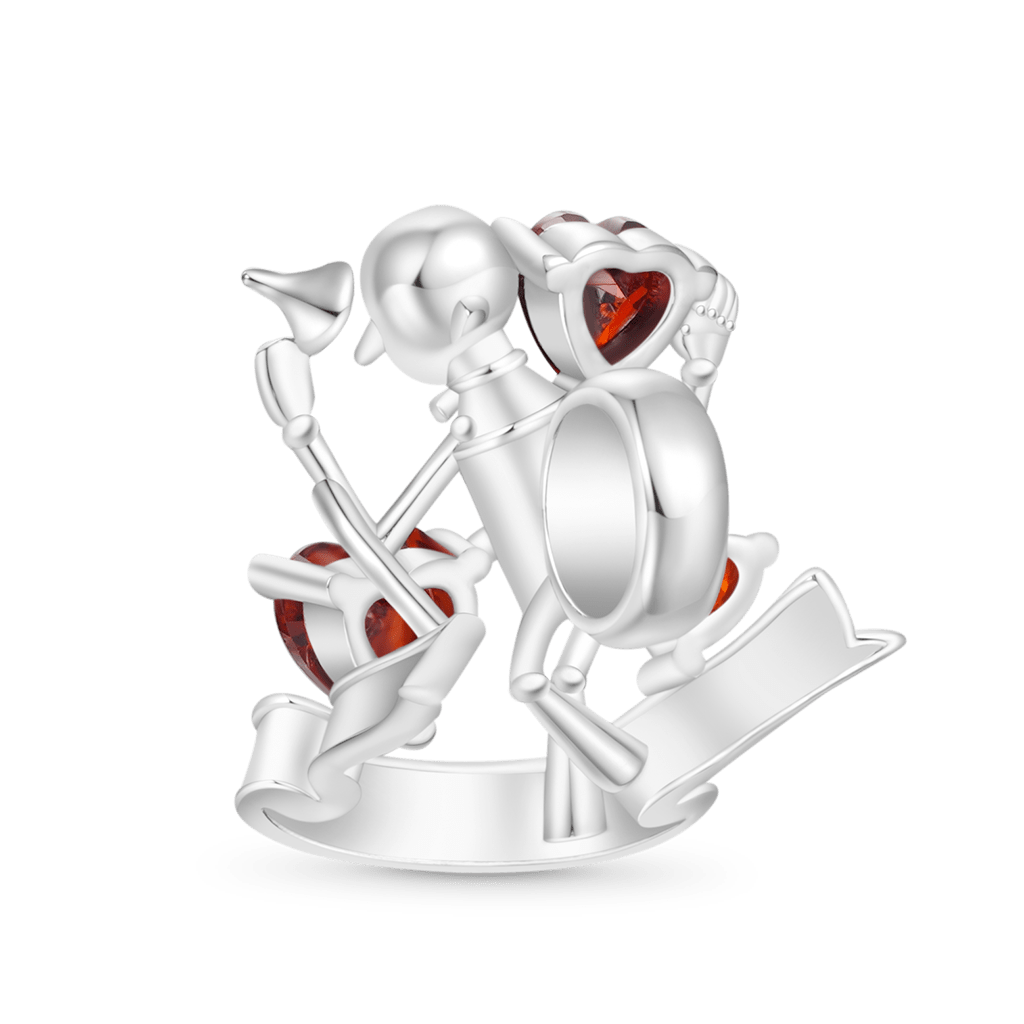 Gnoce The Wonderful Wizard of Oz Tin Woodman's Heart Charm_2