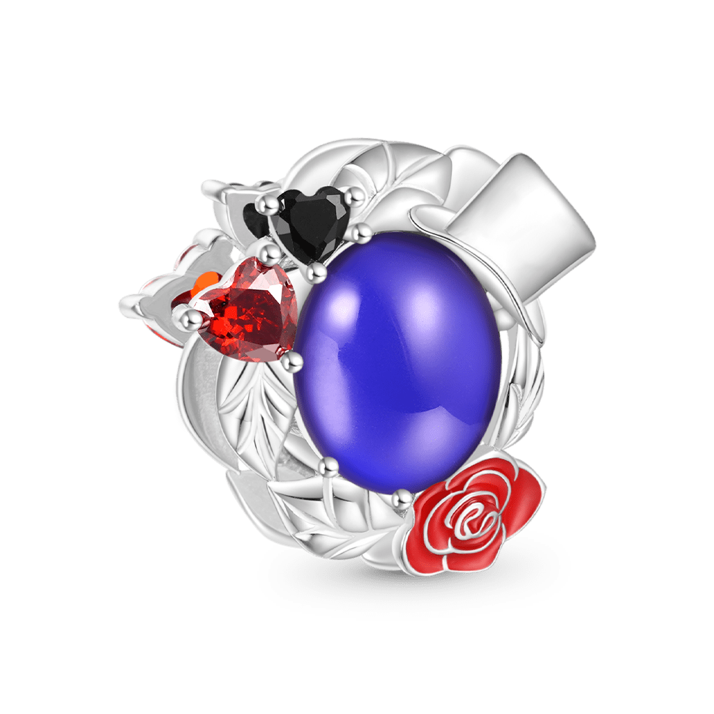 Gnoce Mad Hatter Red Rose Magic Mood Charm_3