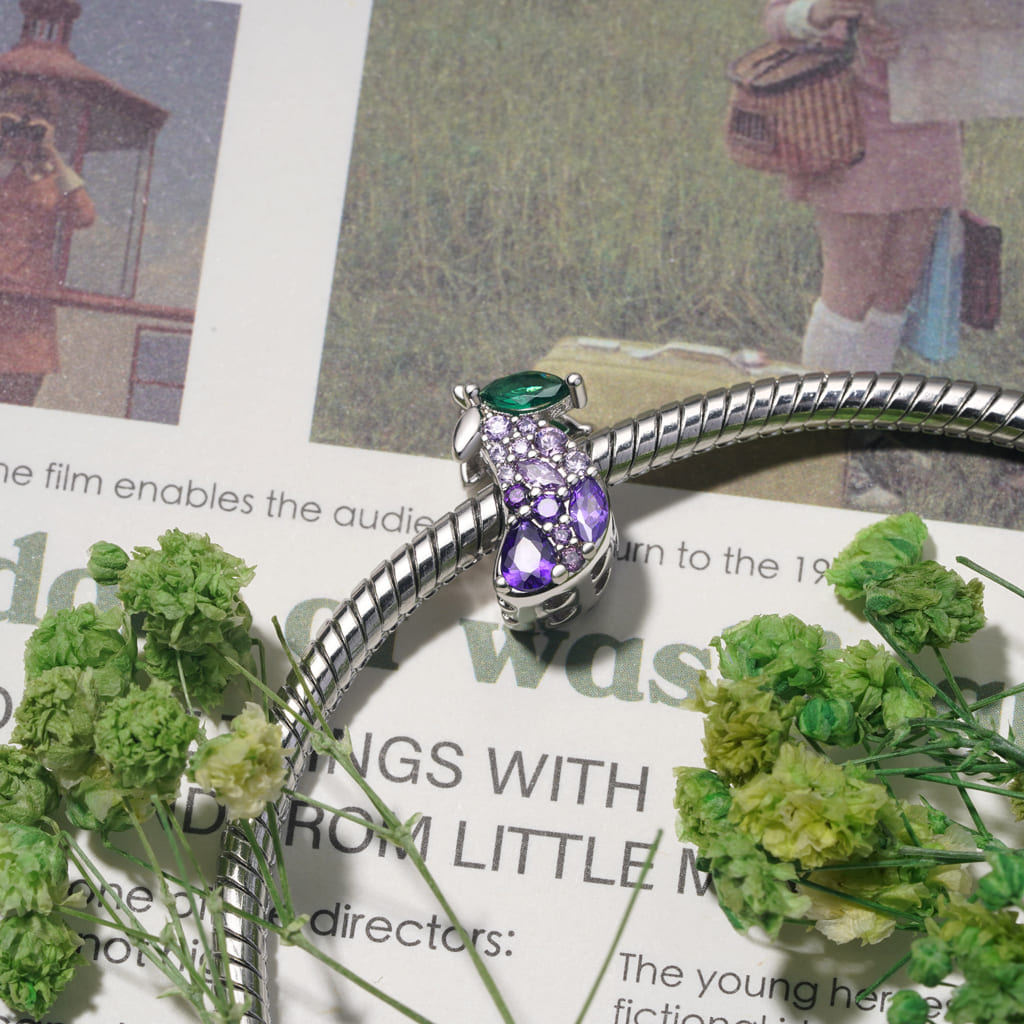 Gnoce Sparkling Purple Eggplant Charm_3