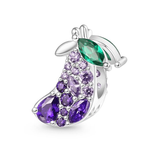 Gnoce Sparkling Purple Eggplant Charm_1