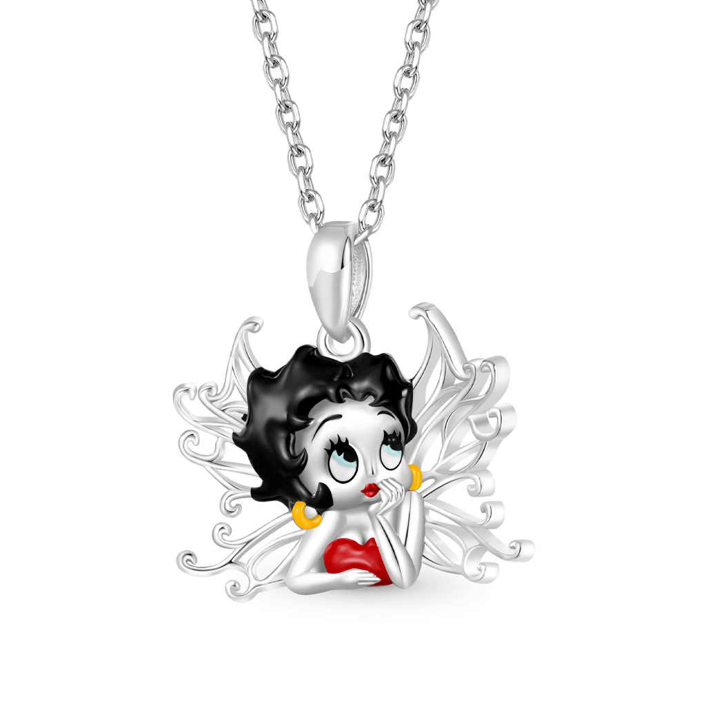 Gnoce Betty Boop Wings Necklace_1