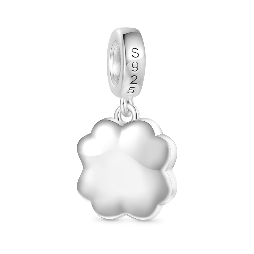 Gnoce Lucky Green Four-leaf Clover Pendant Dangle Charm_2