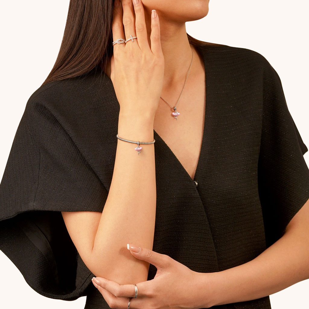 Gnoce Petal Bed Thumbelina Pendant Dangle Charm_4