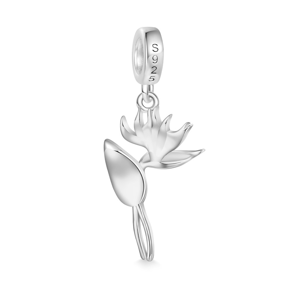 Gnoce Temple of Flora Serie Strelizia Pendant Dangle Charm_2