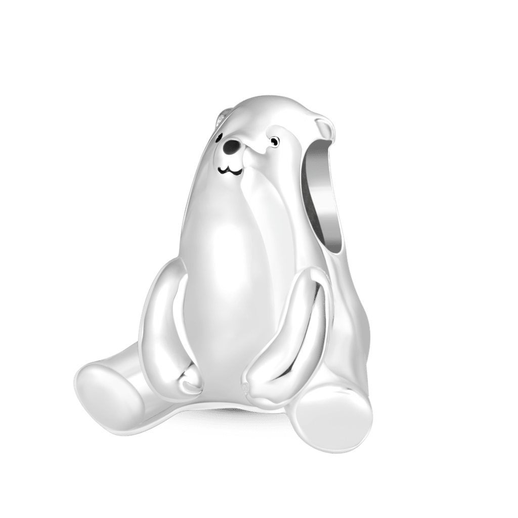 Gnoce Cat & Polar Bear Double Layer Pullover Charm_2