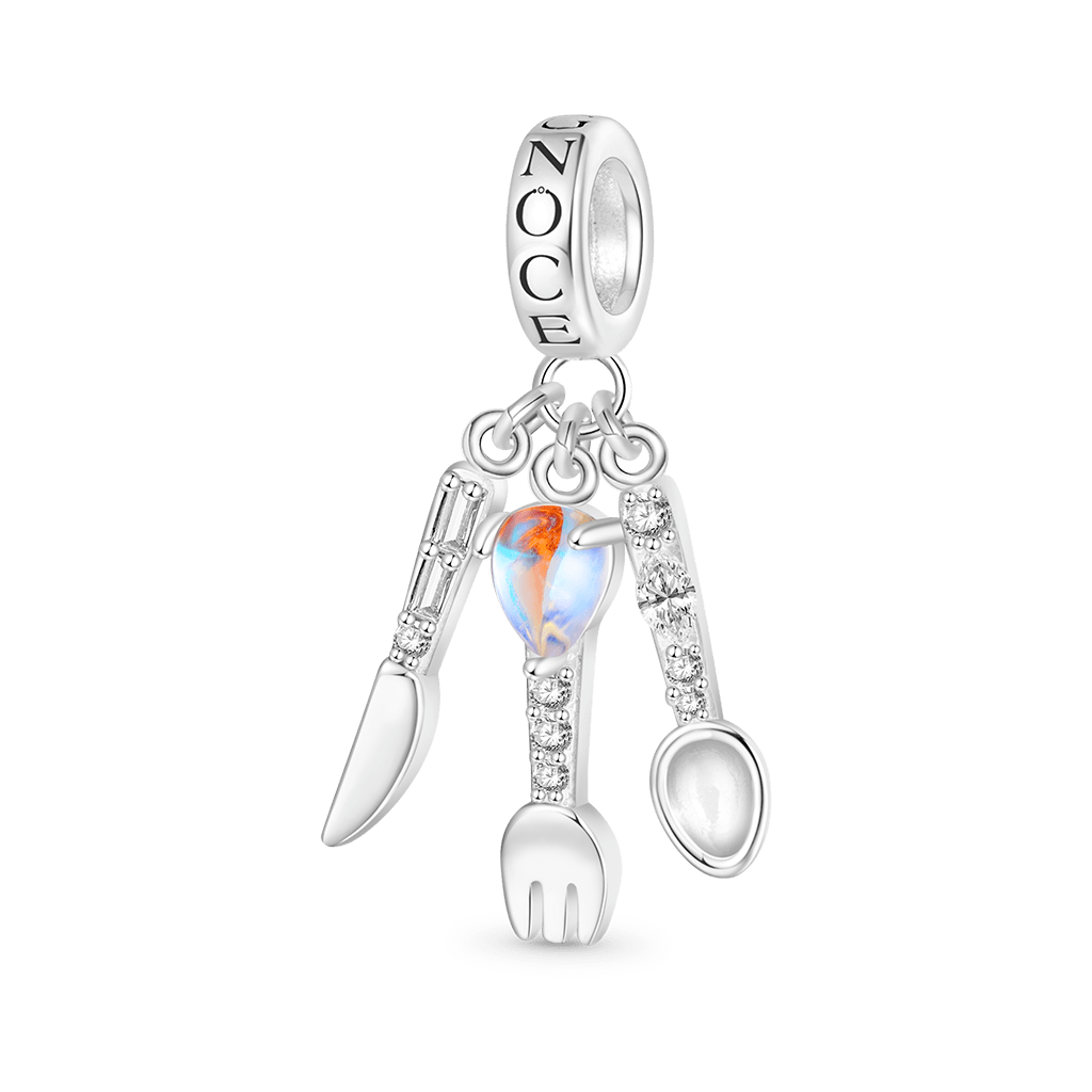 Gnoce Cutlery Knife Spoon Fork Pendant Dangle Charm_1