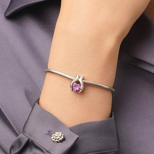 Gnoce Engravable Hand Holding Love Heart Charm_6