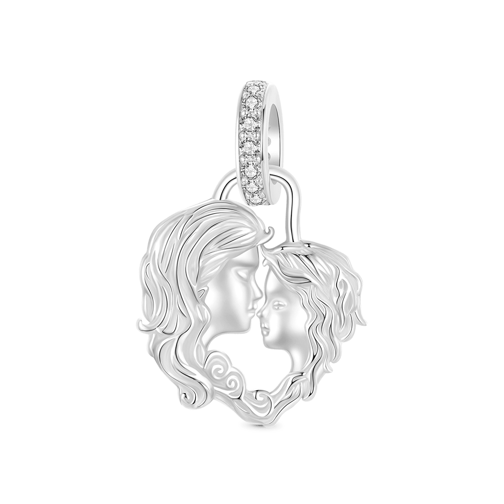 Gnoce Mother Daughter Family Pendant Dangle Charm_1