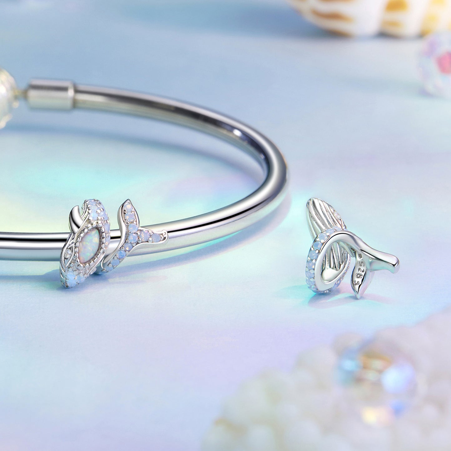 Gnoce Ocean Blue Whale Charm_2