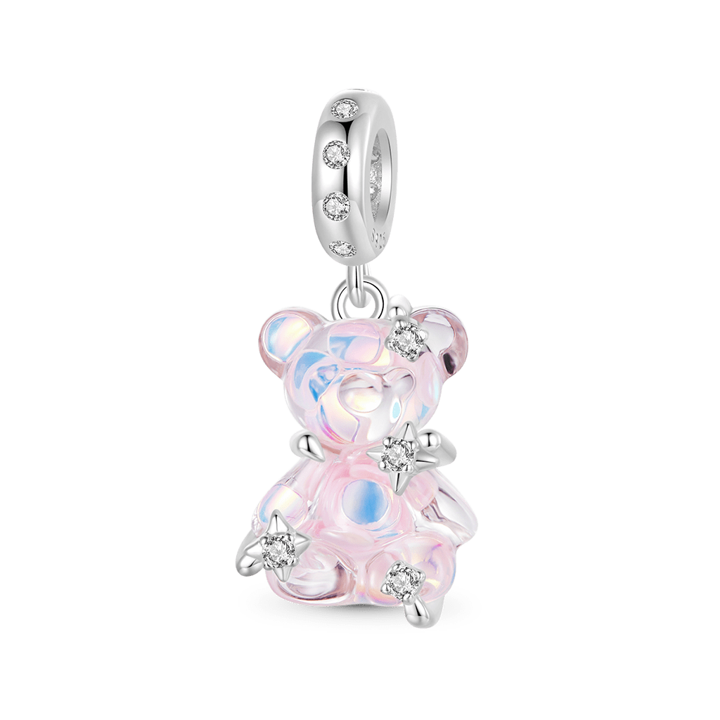 Gnoce Pink Fantasy Bear Pendant Dangle Charm_1