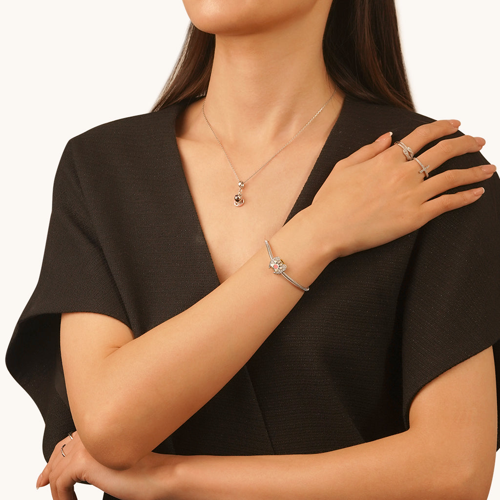 Gnoce Engravable Memorial Pet Wings of Love Charm_5