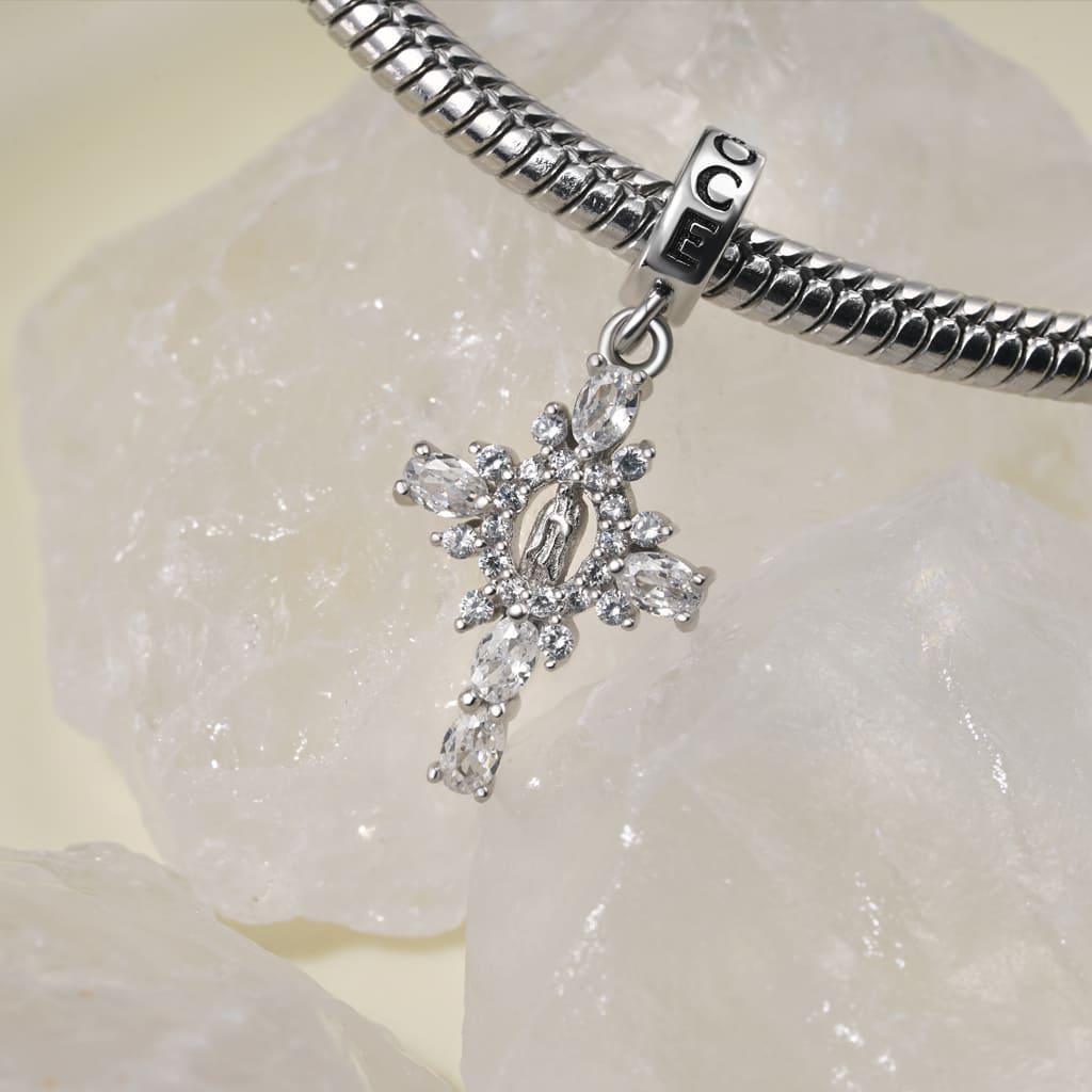 Gnoce Virgin of the Cross Pendant Dangle Charm_3
